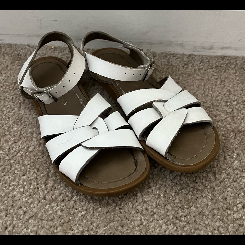 Salt Water Girls White Sandals Size 12